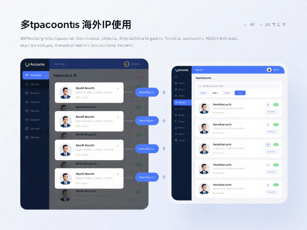 多个账号如何搭配海外IP使用及搭配技巧海外IP配图